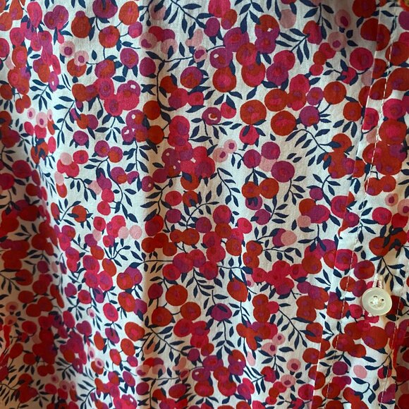 J Crew button down Liberty Fabric - Picture 3 of 4